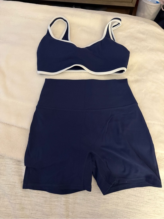 Abercrombie & Fitch Other - Abercrombie & Fitch Navy Blue Active Set with White Trim
